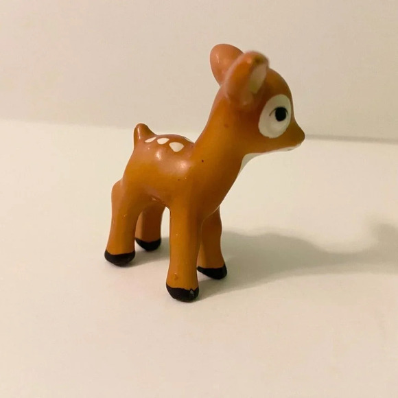 Vintage Small  Ceramic Deer Fawn Figurine 2.25 Inch Tall Germany Figure - Picture 5 of 15